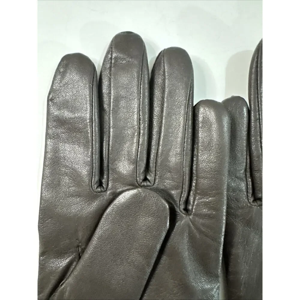 Vintage Leather Driving Gloves Womens Size 7 Brown